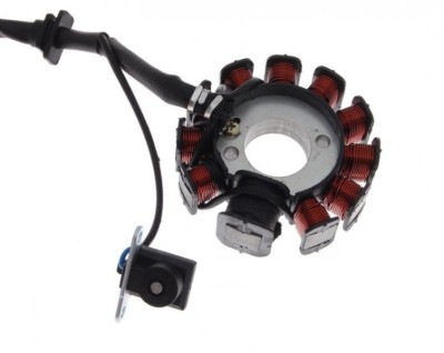 Stator aprindere cu cititor, 11 bobine, Gy6, 4T Cod Produs: MX_NEW STD20013 foto