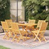 VidaXL Set mobilier de grădină, 7 piese, lemn masiv de tec 3059563