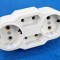 Triplu stecher 4P, 2P Suko ceramic, 2P normale, max 16 A, 250 V