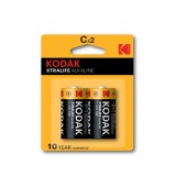 Kodak XTRALIFE C/LR14 Alkaline - 2 Bucati-Conținutul pachetului 1x Blister
