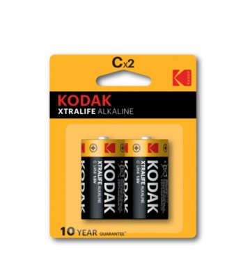 Kodak XTRALIFE C/LR14 Alkaline - 2 Bucati-Conținutul pachetului 1x Blister foto