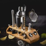 Set barman pentru bauturi, cocktailuri, shaker, 13 piese, argintiu, Klausberg
