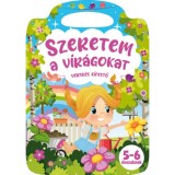 Szeretem a vir&aacute;gokat - versik&eacute;s kifestő