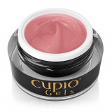 Gel pentru tehnica fara pilire - Make-Up Fiber Shimmer Rose 15 ml, Cupio