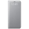 Husa de protectie Samsung LED View Cover pentru Galaxy S8 Plus, Silver, Argintiu, Alt material