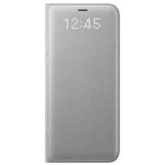 Husa de protectie Samsung LED View Cover pentru Galaxy S8 Plus, Silver