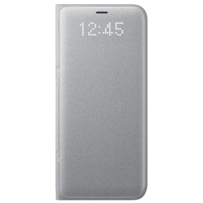 Husa de protectie Samsung LED View Cover pentru Galaxy S8 Plus, Silver