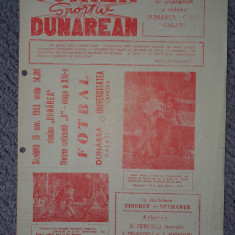 Program meci Dunarea CSU Galati- U Craiova, 19 Nov 1983