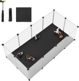 Cumpara ieftin Tarc pentru animale de companie Alb Songmics 143x73x46 cm