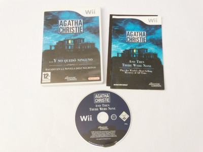 Joc Nintendo Wii - Agatha Christie And Then There Were None foto