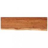Blat masa 120x40x3,8 cm dreptunghiular lemn acacia margine vie