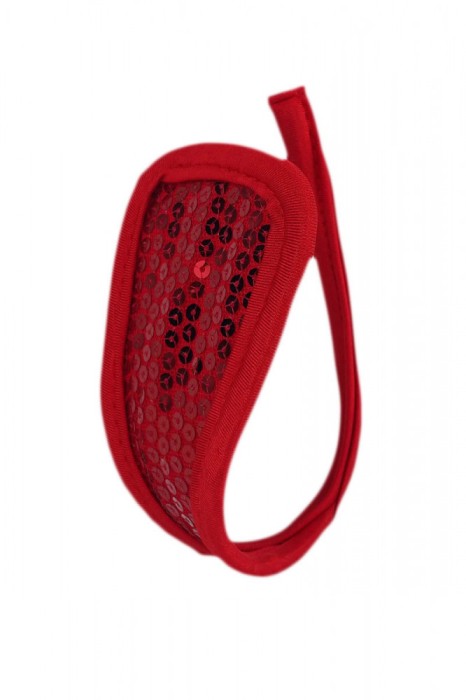 GS334-3 Chilot invizibil c-string din plasa cu paiete