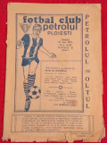 Program meci fotbal PETROLUL PLOIESTI - OLTUL SF.GHEORGHE(21.05.1977)