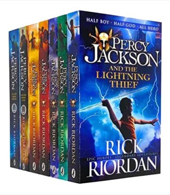 Percy Jackson Collection-7 Books Set By Rick Riordan,Rick Riordan - Editura Puffin foto