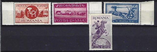 Romania 1944 - Lp 158 - Asistenta P.T.T. - serie - MNH***