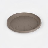 Farfurie Rotunde pentru Ghiveci de Flori din Plastic Mocca, CMCLASS