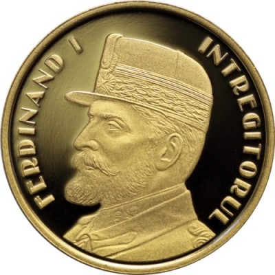 SV * Romania BNR 50 BANI 2019 * REGELE FERDINAND I INTREGITORUL PROOF foto