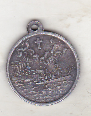 bnk mdl Rusia - Medalia bataliei din golful Chemulpo 1904 - REPLICA foto