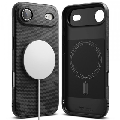 Husa MagSafe pentru Apple iPhone 17 Air, Ringke, Onyx, Camuflaj foto