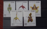 TS24/01 Timbre Peru - Nestampilat Flora, Stampilat