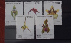 TS24/01 Timbre Peru - Nestampilat Flora