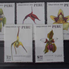 TS24/01 Timbre Peru - Nestampilat Flora