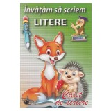 Invatam sa scriem litere. Caiet de scriere