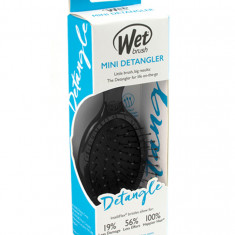 Perie de par neagra Mini Detangler, 1 bucata, Wet Brush