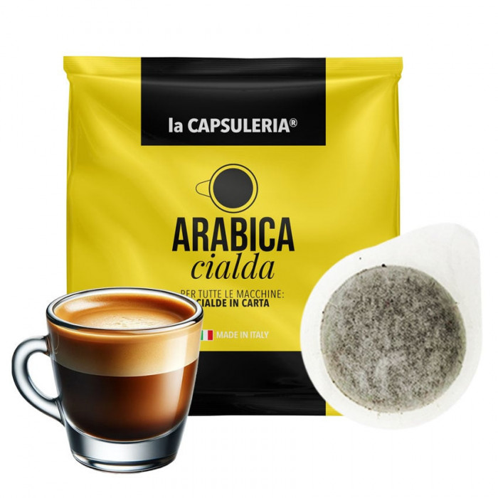 Cafea Arabica, 100 paduri compatibile ESE44, La Capsuleria