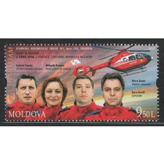 Moldova 2017 Mi 1009 MNH - In memoriam: Echipajul SMURD