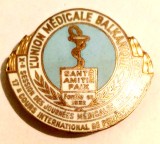 MEDICINA INSIGNA L&#039;UNION MEDICALE BALKANIQUE X EME SESSION DE JOURNEE, Romania de la 1950