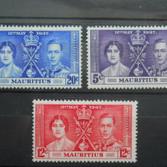 1937 SERIE COLONII BRITANICE MAURITIUS