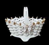 COȘULEȚ DECORATIV VECHI DIN PORȚELAN