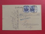 1918 - CARTE POSTALA - OCUPATIA GERMANA IN ROMANIA - STAMPILA PITESTI