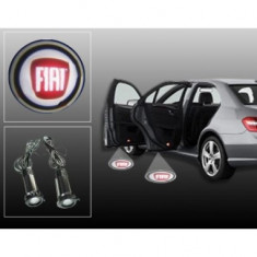 Proiectoare Portiere cu Logo Fiat