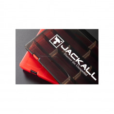 Cutie pentru Naluci Jackall 2800D Tackle M, Culoare Clear Red, 27.5x18.5x3.9cm
