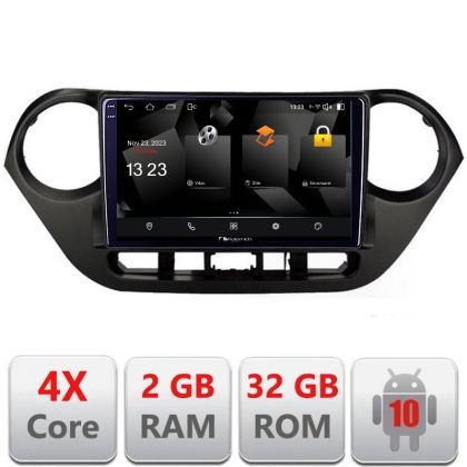 Navigatie HHyundai I10 2013-2019 5230-HY38 Android Ecran 720P Quad Core 2+32 carplay android auto CarStore Technology