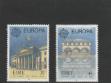 Irlanda 1990--Europa CEPT,serie 2 valori dantelate,MNH,Mi.716-717, Organizatii internationale, Nestampilat
