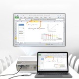 Cumpara ieftin Cablu USB-C la HDMI de 2 m Choetech și Adaptor USB-C la HDMI - Gri