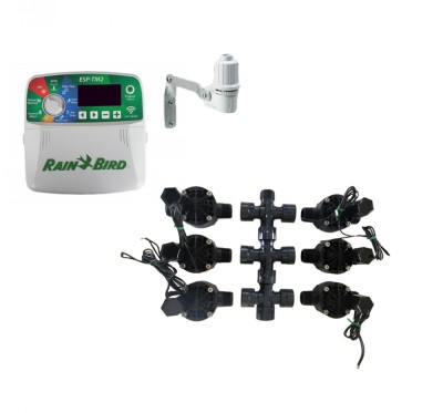 KIT IRIGATIE 6 ZONE INTERIOR RAINBIRD foto