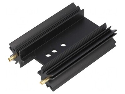 Radiator Extrudat SOT32/TO220/TO3P Negru 50,8mm 9K/W foto