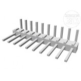 Conector AMPMODU MOD II tată PIN 10 pentru şiruri pini