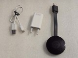 Chromecast Google 2nd Gen. Model NC2-6A5, HDMI Black 1080p Streaming