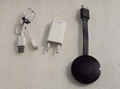 Chromecast Google 2nd Gen. Model NC2-6A5, HDMI Black 1080p Streaming