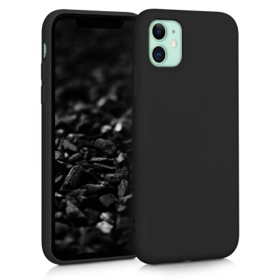 Husa pentru Apple iPhone 11, Silicon, Negru, 50791.47 foto