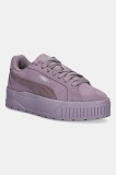 Puma sneakers din piele &icirc;ntoarsă Karmen II culoarea maro, 397457