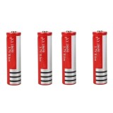 Cumpara ieftin Set 4 baterii reincarcabile (acumulatori) Li-ion, 6800 mAh, 3.7 V, GH 18650 rosu