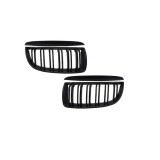 Set 2 Grile duble Bmw E90, Seria 3 (2005-2009) M-Design, Culoare negru lucios