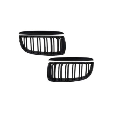 Set 2 Grile duble Bmw E90, Seria 3 (2005-2009) M-Design, Culoare negru lucios foto