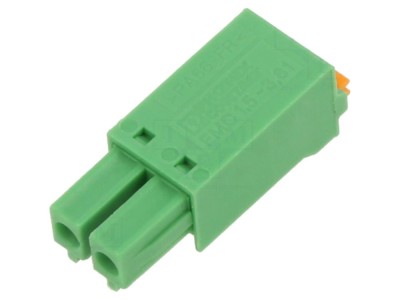 Conector regletă deconectabilă 2 piste 3,81mm foto